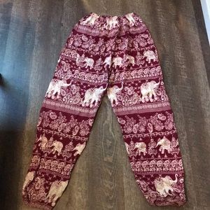 Elephant pants. High Waisted. Size XS.